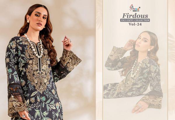 Shree Firdous Exclusive Collection Vol 24  Cotton Pakistani Suits Collection